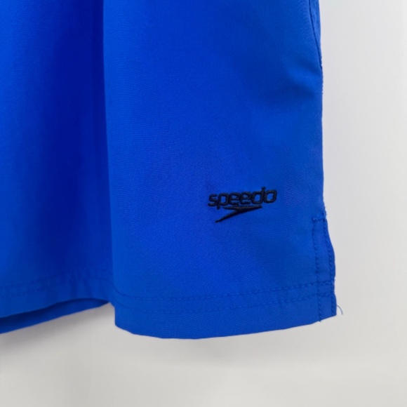 Speedo Shorts Men XL Blue Hybrid Active Beach Elastic Drawstring Lined Pockets - Picture 2 of 11